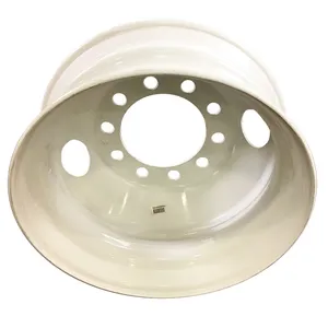 Accuride ESW 22.5x8.25 2HH Steel Armor Powder White Steel Wheel 306102 