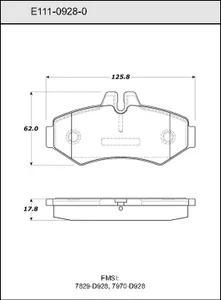 Bendix DISC PAD 459154 