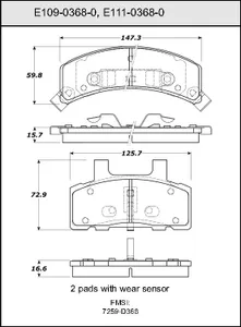 Bendix DISC PAD 453776 