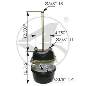 Automann Spring Brake, Type 30/36 Sealed 269426 