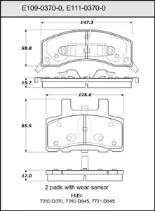 Bendix DISC PAD 441560 