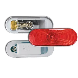 Grote Stt Lamp - Stt Lamp,Red,Oval,Male Pin Trsn Mnt Iii 212826 
