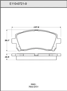 Bendix DISC PAD 456150 