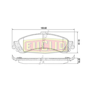 Meritor DISC PAD SET 757124 
