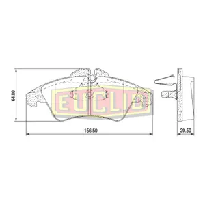 Meritor DISC PAD SET 765370 