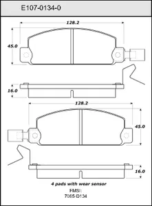 Bendix DISC PAD 456966 