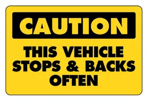 SafeTruck by Ms. Carita CAUTION STOPS B 1084850 