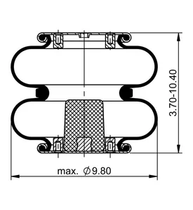 Automann Air Spring Doub 945006 