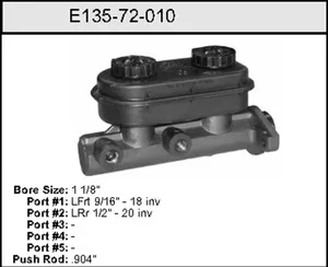 Bendix MASTER CYLINDER 458682 
