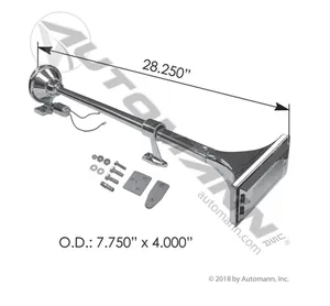 Automann Air Horn 932786 