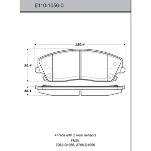 Bendix DISC PAD 448810 