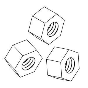 Donovan Hex Nut 3 8 1033000 