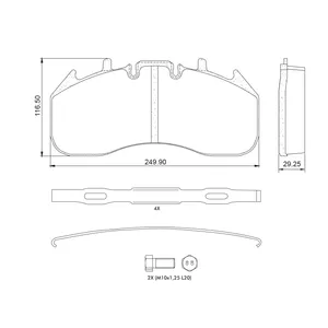 Haldex AIR DISC PADS 673758 