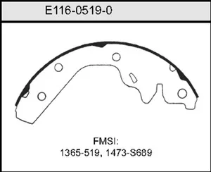 Bendix BRAKE SHOE 459780 