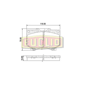 Meritor DISC PAD SET 755232 