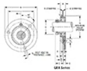 Timken 3-Hole Stamped Housing, Lubricatable 863198 