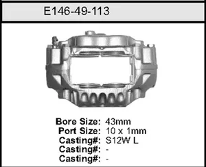 Bendix EXC CALIPER 458638 