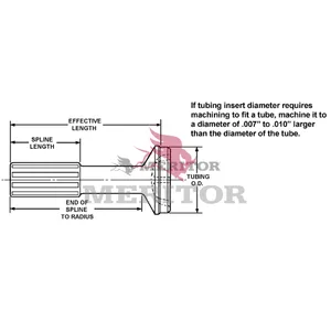 Meritor Spline Yoke 716488 