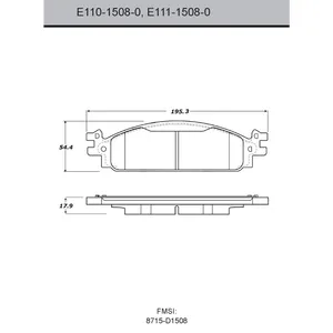 Bendix DISC PAD 456058 