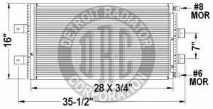 Detroit Radiator Ac Condensers 1441278 