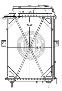 Detroit Radiator Kenworth 1181692 
