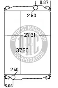 Detroit Radiator Freightliner 1181716 