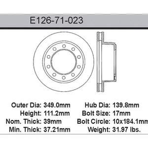 Bendix ROTOR 458004 