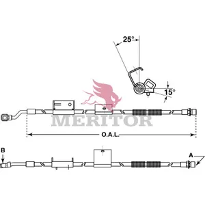 Meritor HYDRAULIC HOSE 785526 