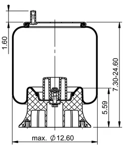 Automann Air Suspension Spring 275544 