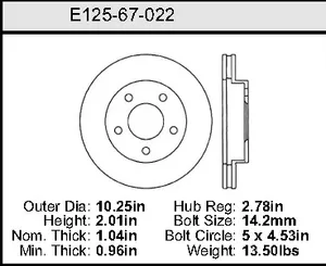 Bendix ROTOR 441258 
