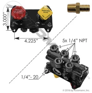 Automann Valve, Dash Control, Brake, Mv3 Type Module 270006 