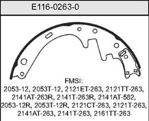 Bendix BRAKE SHOE 444670 
