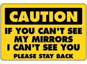 SafeTruck by Ms. Carita DECAL CAUTION 338738 