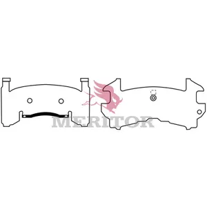 Meritor Disc Pad Set 993661 