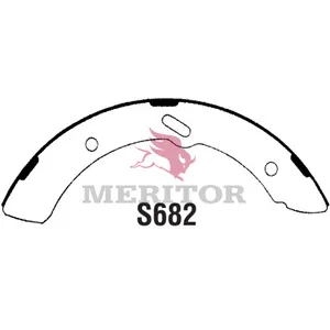 Meritor LINED SHOE SET 781636 