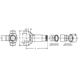 Spicer SLIP YOKE ASSEMBLY 797634 