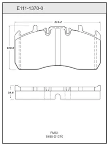 Bendix DISC PAD 443750 