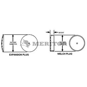 Meritor Welch Plug 770632 