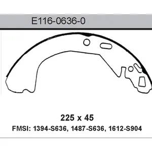 Bendix BRAKE SHOE 447174 