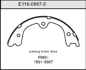 Bendix BRAKE SHOE 453822 