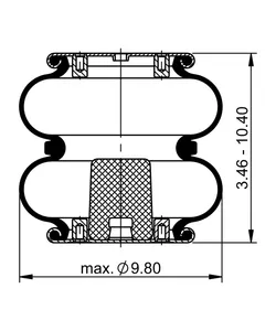 Automann Air Spring Doub 382422 