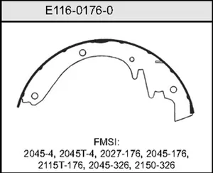 Bendix BRAKE SHOE 444976 