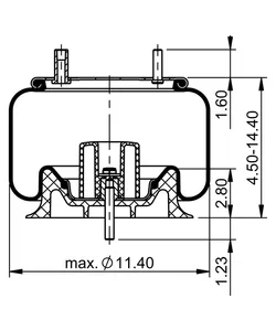 Automann Air Suspension Spring 275558 