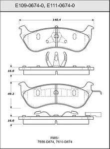Bendix DISC PAD 449180 