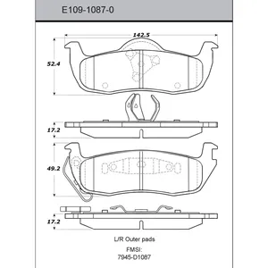 Bendix DISC PAD 441664 