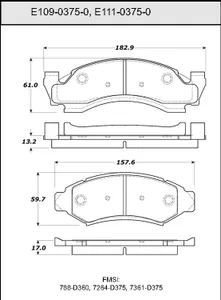 Bendix DISC PAD 456082 