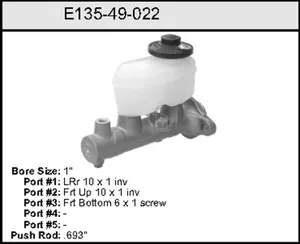 Bendix MASTER CYLINDER 460126 
