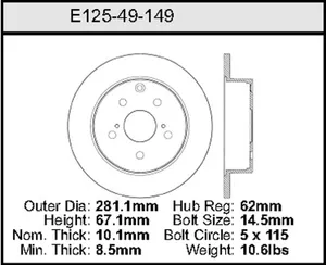 Bendix ROTOR 443722 