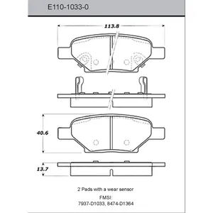 Bendix DISC PAD 446778 