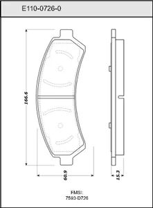 Bendix DISC PAD 453762 